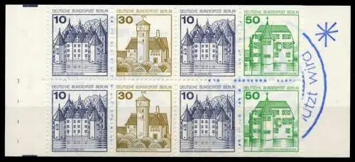BERLIN MARKENHEFTCHEN Nr MH 11aoZ postfrisch 9627BA