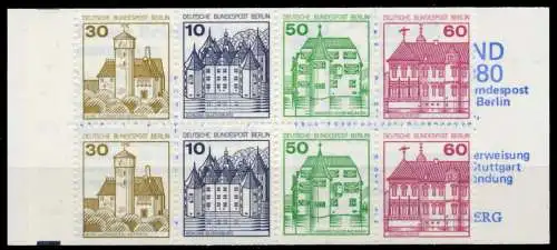 BERLIN MARKENHEFTCHEN Nr MH 12aoZ postfrisch 9627EE