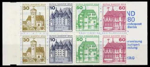 BERLIN MARKENHEFTCHEN Nr MH 12aoZ postfrisch 9627F2