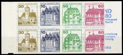 BERLIN MARKENHEFTCHEN Nr MH 12aoZ postfrisch 9627FE