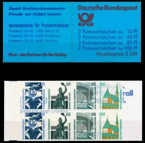 BRD MARKENHEFTCHEN Nr MH 26a postfrisch S0303A2