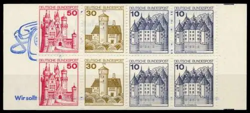 BRD MARKENHEFTCHEN Nr MH 21aIIoZ postfrisch 9629E2