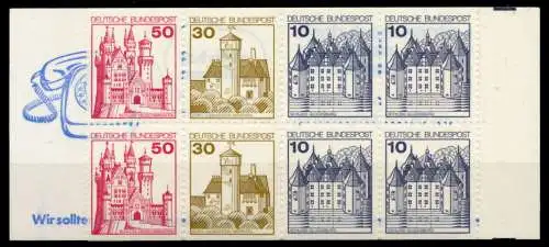 BRD MARKENHEFTCHEN Nr MH 21aIIoZ postfrisch 965A02