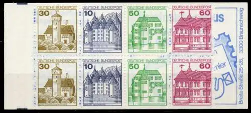 BRD MARKENHEFTCHEN Nr MH 23b postfrisch 965A62