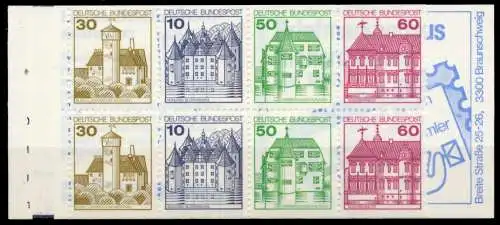 BRD MARKENHEFTCHEN Nr MH 23a postfrisch 965A6A