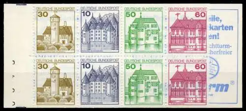BRD MARKENHEFTCHEN Nr MH 23c postfrisch 965AAE