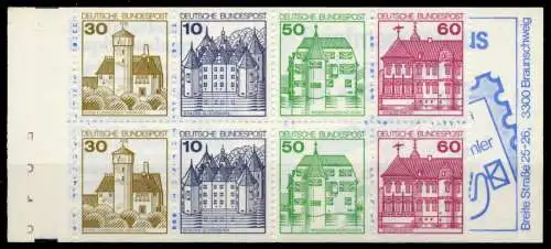 BRD MARKENHEFTCHEN Nr MH 23b postfrisch 965AEE