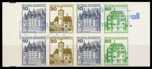 BRD MARKENHEFTCHEN Nr MH 22 IadK2mZ postfrisch 965B96