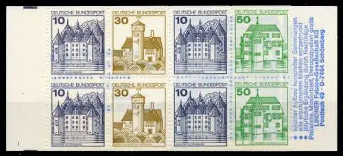 BRD MARKENHEFTCHEN Nr MH 22 InoZ postfrisch 965BBE