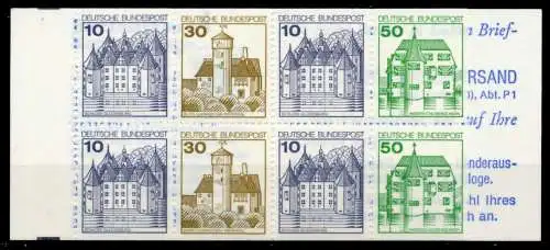 BRD MARKENHEFTCHEN Nr MH 22 Ia oZ postfrisch 965C72