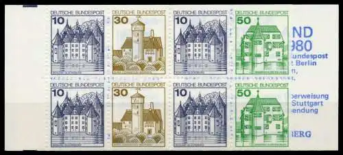 BRD MARKENHEFTCHEN Nr MH 22 IcoZ postfrisch 965CAE