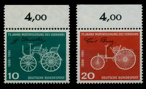 BRD 1961 Nr 363-364 postfrisch ORA 965F86