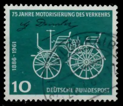 BRD 1961 Nr 363 gestempelt 966162