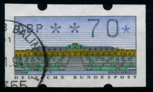 BRD ATM 1993 Nr 2-1.1-0070 gestempelt 96DDD2