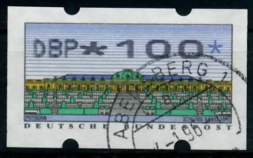 BRD ATM 1993 Nr 2-2.1-0100 gestempelt 96DF4E