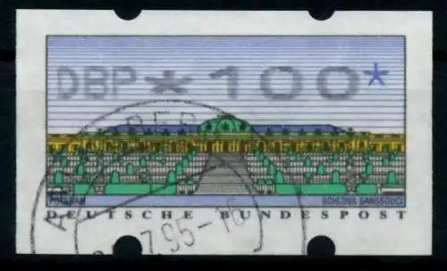 BRD ATM 1993 Nr 2-2.1-0100 gestempelt 96DF6A