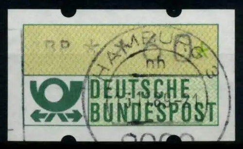 BRD ATM 1981 Nr 1-1-060 gestempelt 96E086