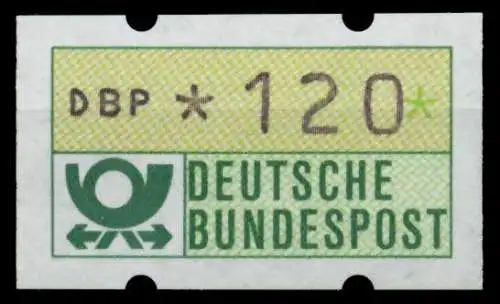 BRD ATM 1981 Nr 1-1-120 postfrisch S038E22