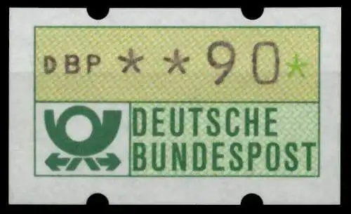 BRD ATM 1981 Nr 1-1-090 postfrisch S038DF2