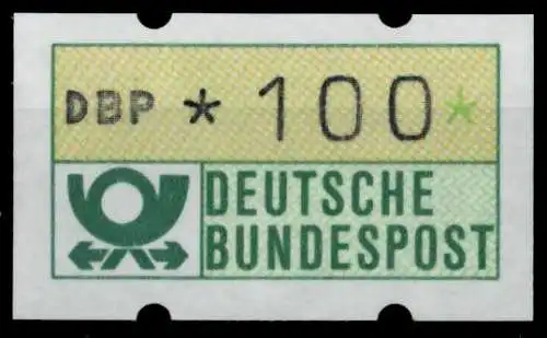 BRD ATM 1981 Nr 1-1-100 postfrisch 9700D2