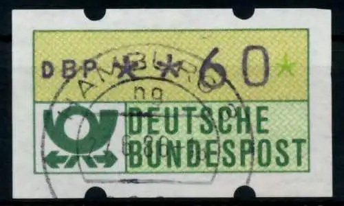 BRD ATM 1981 Nr 1-1-060 gestempelt 9700E6
