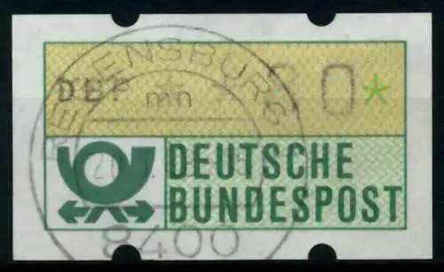 BRD ATM 1981 Nr 1-1-080 gestempelt 970146