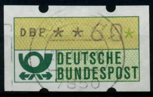 BRD ATM 1981 Nr 1-1-060 gestempelt 970162