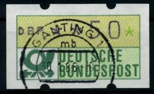 BRD ATM 1981 Nr 1-1-050R gestempelt 97022E