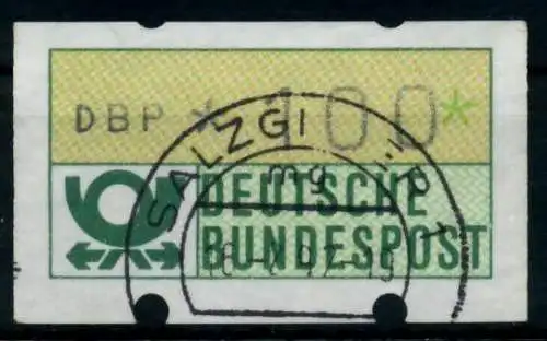 BRD ATM 1981 Nr 1-1-100 gestempelt 970276
