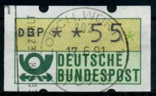 BRD ATM 1981 Nr 1-1-050 gestempelt 970312