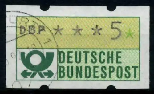 BRD ATM 1981 Nr 1-1-005 gestempelt 9703BA