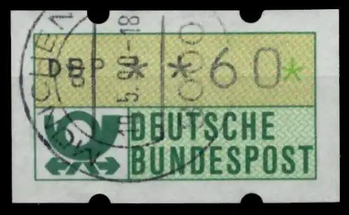 BRD ATM 1981 Nr 1-1-060R gestempelt 9703EE