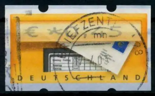 BRD ATM 2002 Nr 5-1-0045 gestempelt 97070E