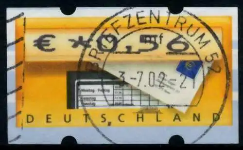 BRD ATM 2002 Nr 5-1-0056 gestempelt 97072E