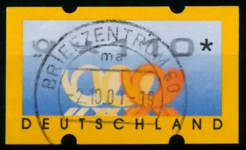 BRD ATM 1999 Nr 3-2-0110 gestempelt 9707C6