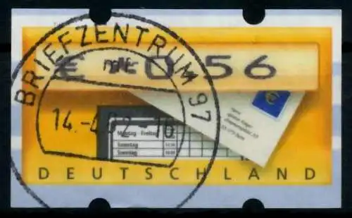 BRD ATM 2002 Nr 5-1-0056 gestempelt 97403E