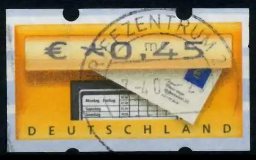 BRD ATM 2002 Nr 5-1-0045 gestempelt 974092