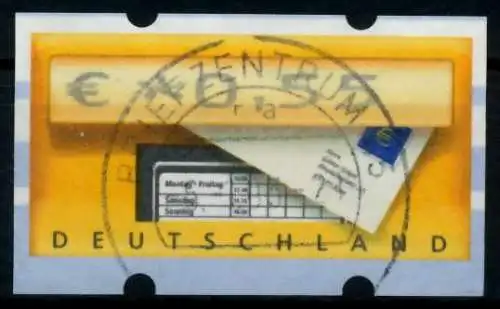BRD ATM 2002 Nr 5-1-0055 gestempelt 9740DA