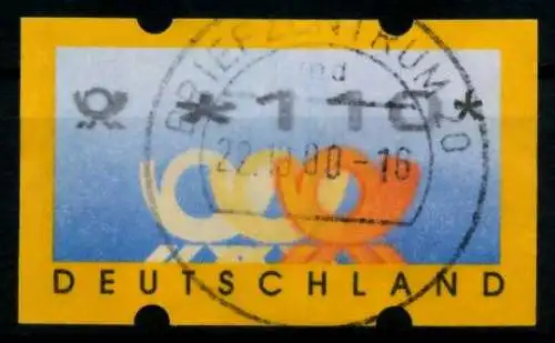 BRD ATM 1999 Nr 3-2-0110 gestempelt 97417E