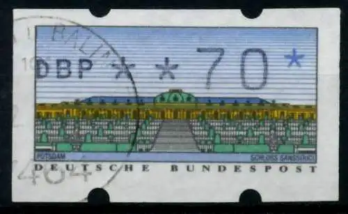 BRD ATM 1993 Nr 2-1.1-0070 gestempelt 9741F2