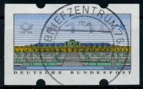 BRD ATM 1993 Nr 2-2.3-0110 gestempelt 97420E