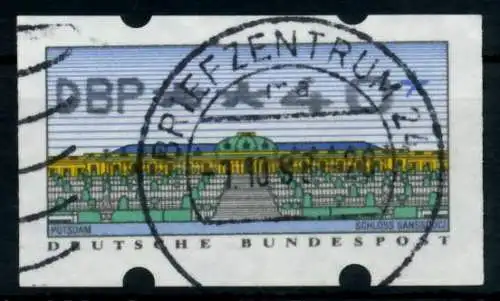 BRD ATM 1993 Nr 2-2.1-0040 gestempelt 9742A6