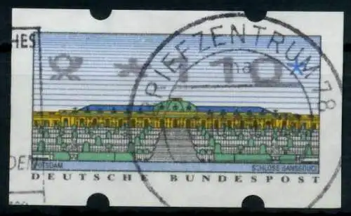 BRD ATM 1993 Nr 2-2.3-0110 gestempelt 9742C2