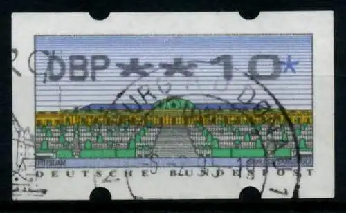 BRD ATM 1993 Nr 2-2.1-0010 gestempelt 974416