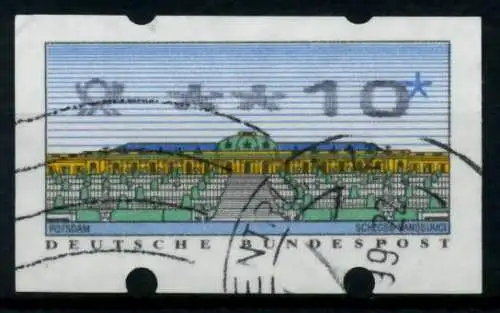 BRD ATM 1993 Nr 2-2.3-0010 gestempelt 974452