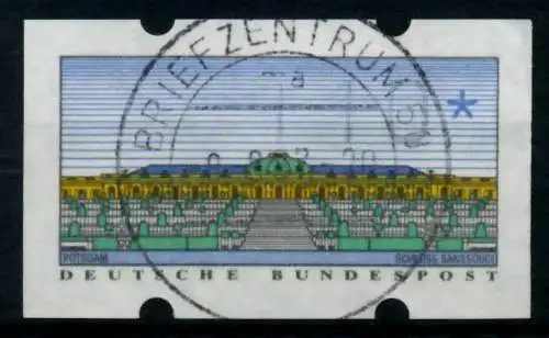 BRD ATM 1993 Nr 2-1.1-0110 gestempelt 97448E