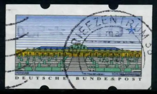 BRD ATM 1993 Nr 2-2.1-0010 gestempelt 9744E6