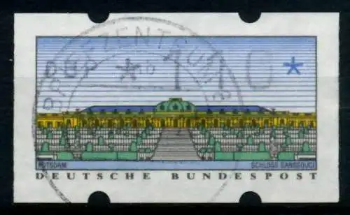 BRD ATM 1993 Nr 2-1.1-0110 gestempelt 97454E