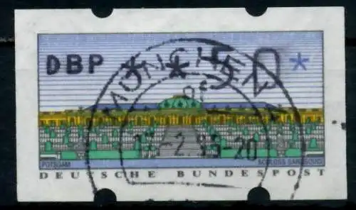 BRD ATM 1993 Nr 2-1.1-0050 gestempelt 974596