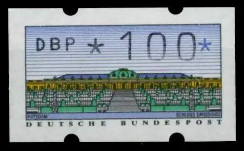 BRD ATM 1993 Nr 2-1.1-0100 postfrisch S779E7E